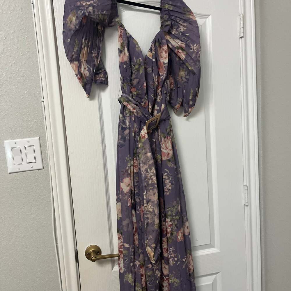 Brunch O'Clock Floral Maxi Dress - Lavender/combo - Picture 3 of 3